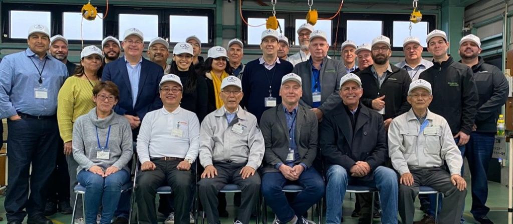 Executive mission group in Toyota facility